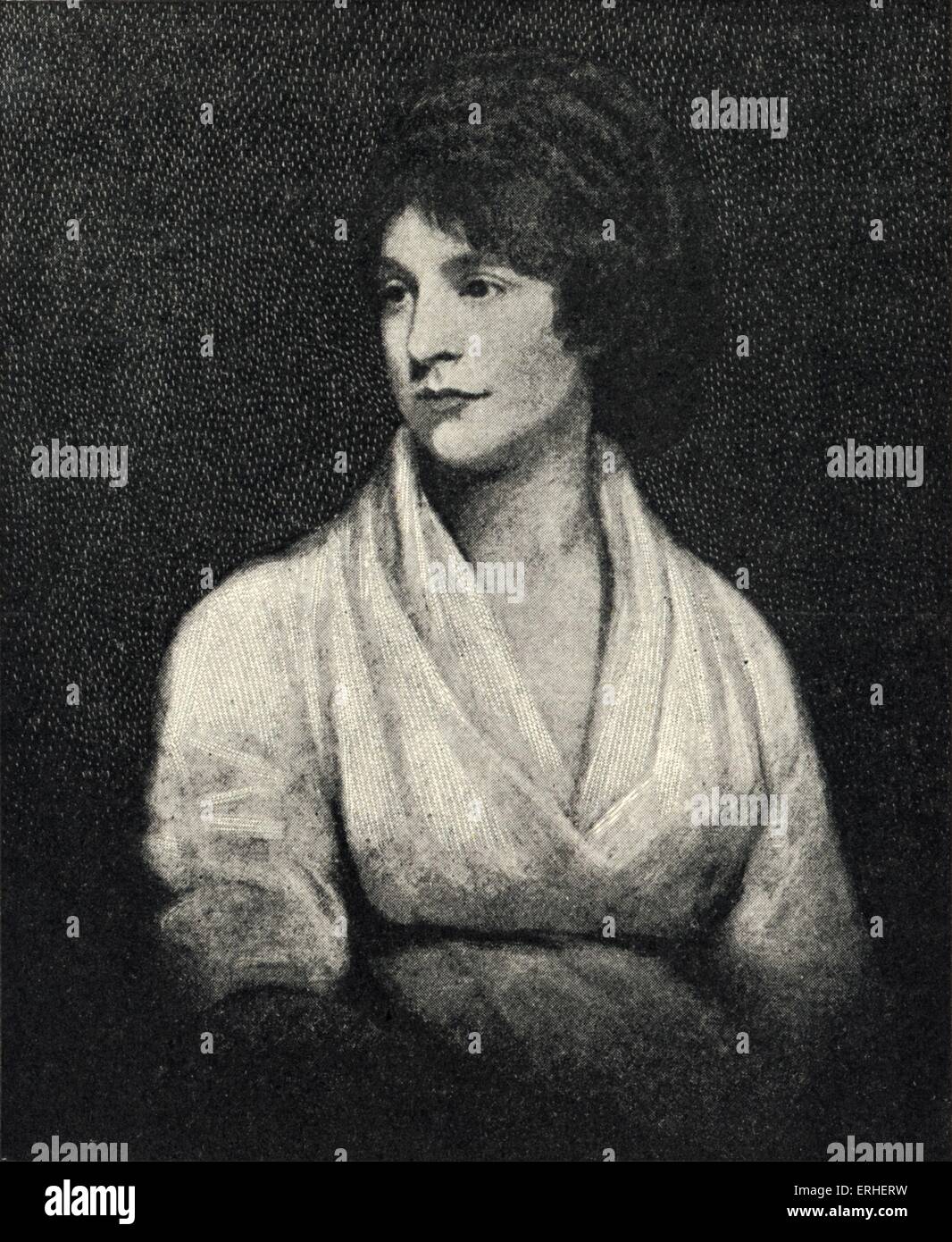 Mary Wollstonecraft (moglie di William Godwin). Madre di Mary Wollstonecraft Shelley. Scrittore britannico 27 Aprile 1759 - 10 Foto Stock