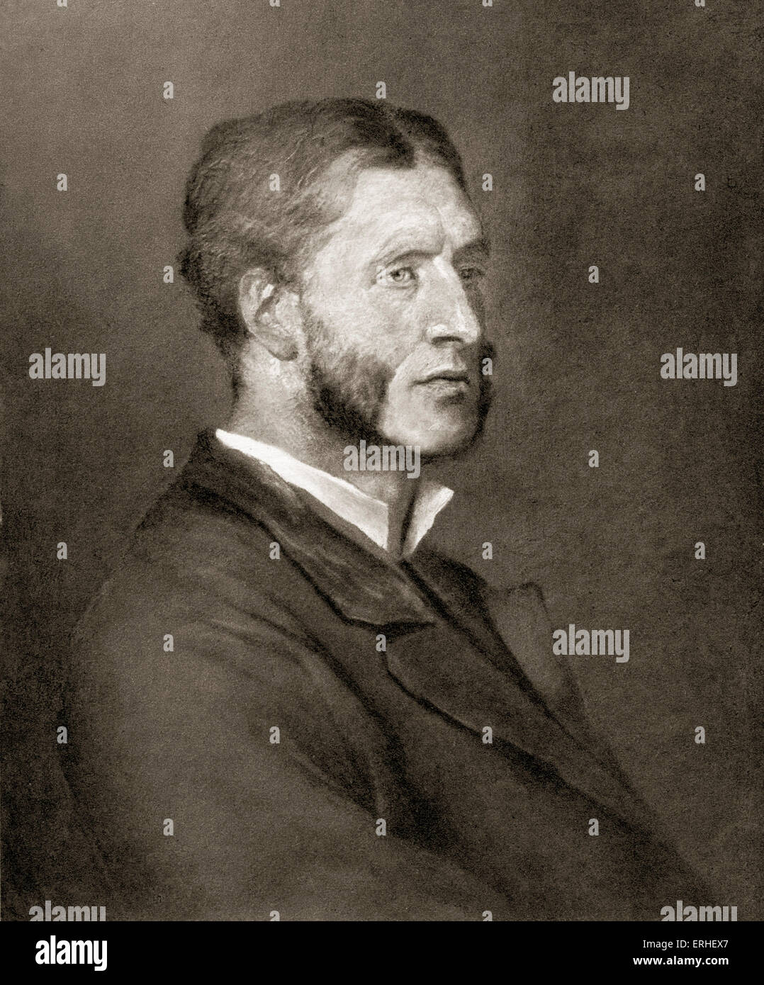 Matthew Arnold - poeta inglese, critico letterario e teorico del poeta inglese, critico letterario e teorico. 1822-1888 Foto Stock