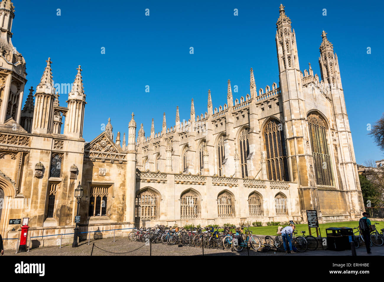 King's College di Cambridge University nel Regno Unito Foto Stock