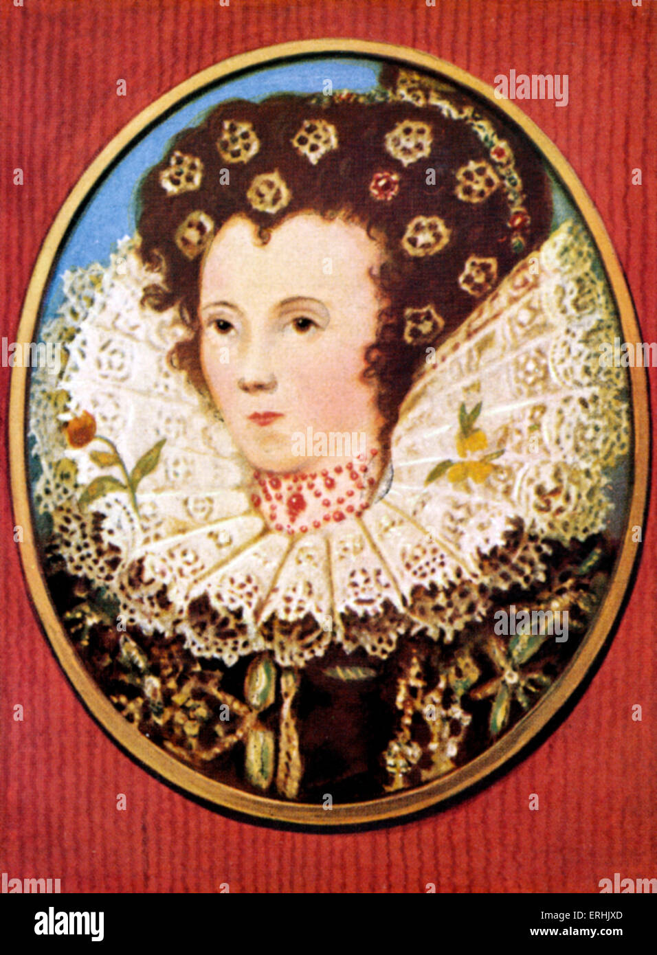 Maria Stuart. Ritratto della Regina di Scozia. Meglio conosciuta come Maria Regina di Scozia. Dicembre 14, 1542 a luglio 24, 1567 Foto Stock