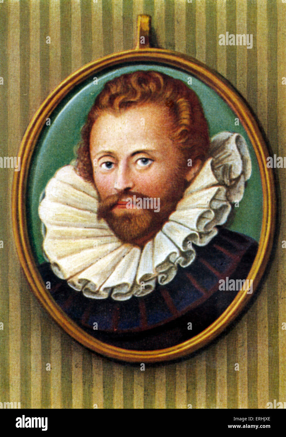 Robert Devereux. Ritratto del secondo conte di Essex. Inglese eroe militare. 10 Novembre 1566 - 25 Febbraio 1601 Foto Stock