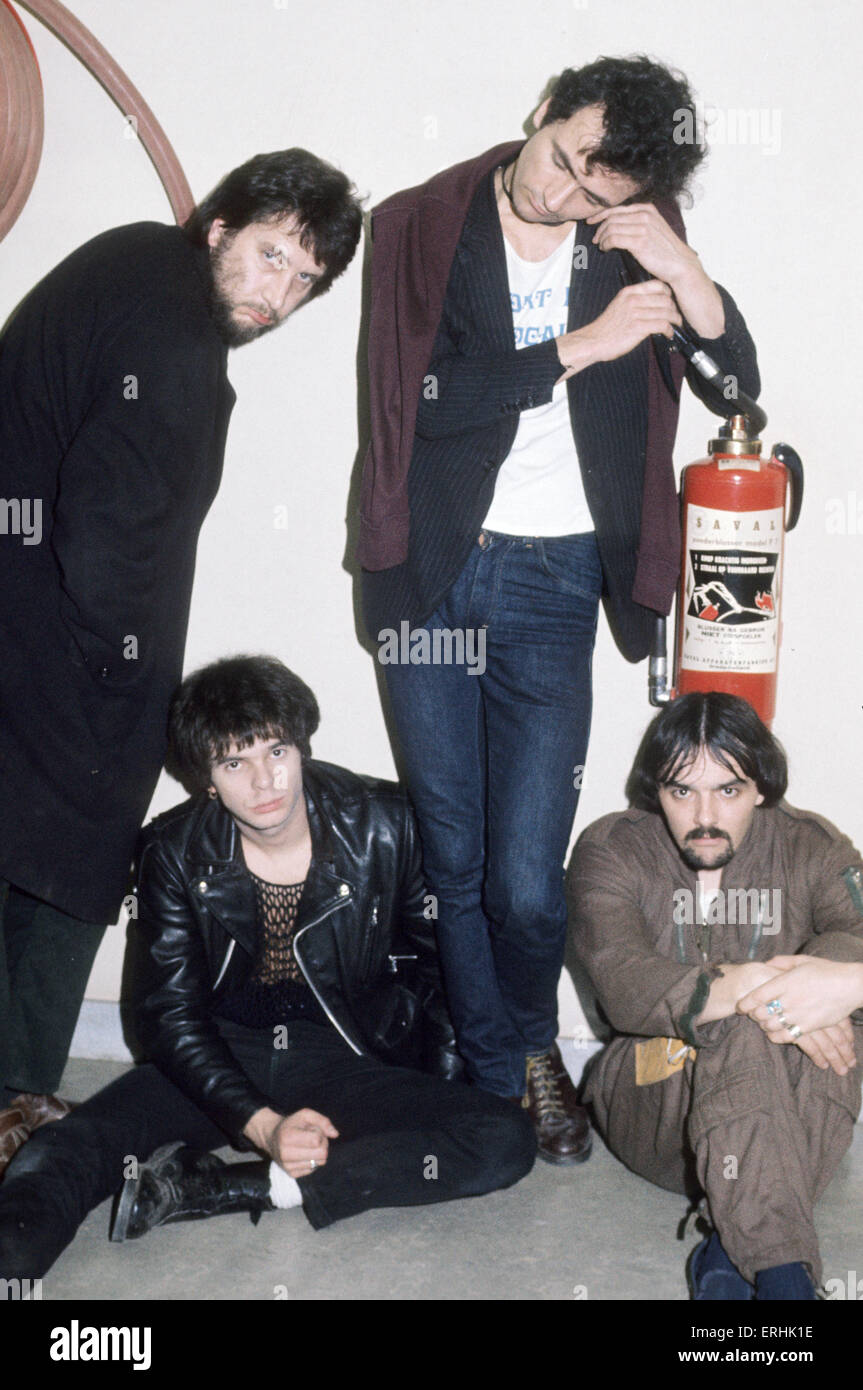 STRANGLERS UK del gruppo rock circa 1977 Foto Stock