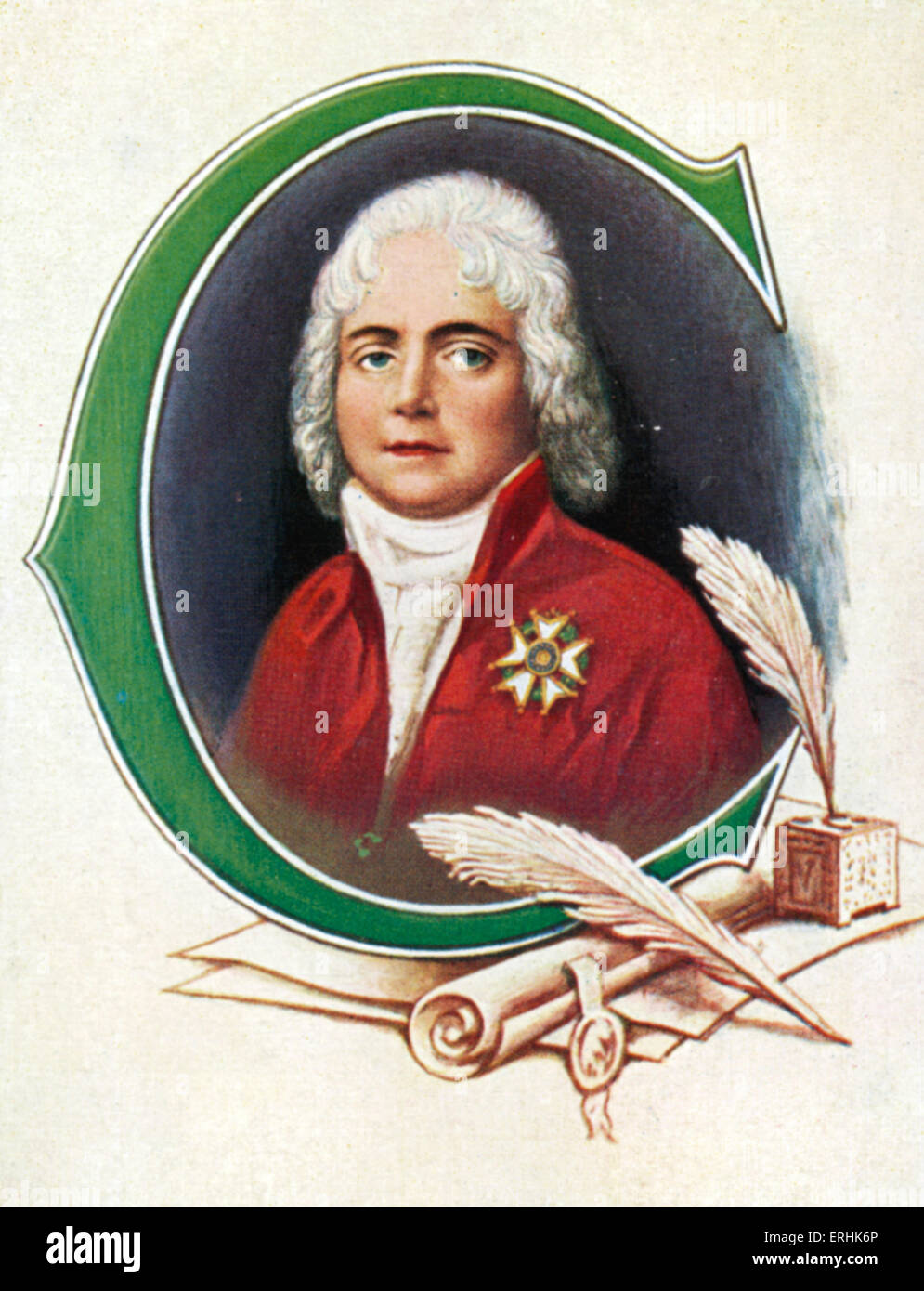 Charles Maurice de Talleyrand-Périgord, Principe de Benevente. Ritratto del diplomatico francese. Dopo una miniatura da Jean-Baptiste Isabey. 2 febbraio 1754 - 17 Maggio 1838 Foto Stock