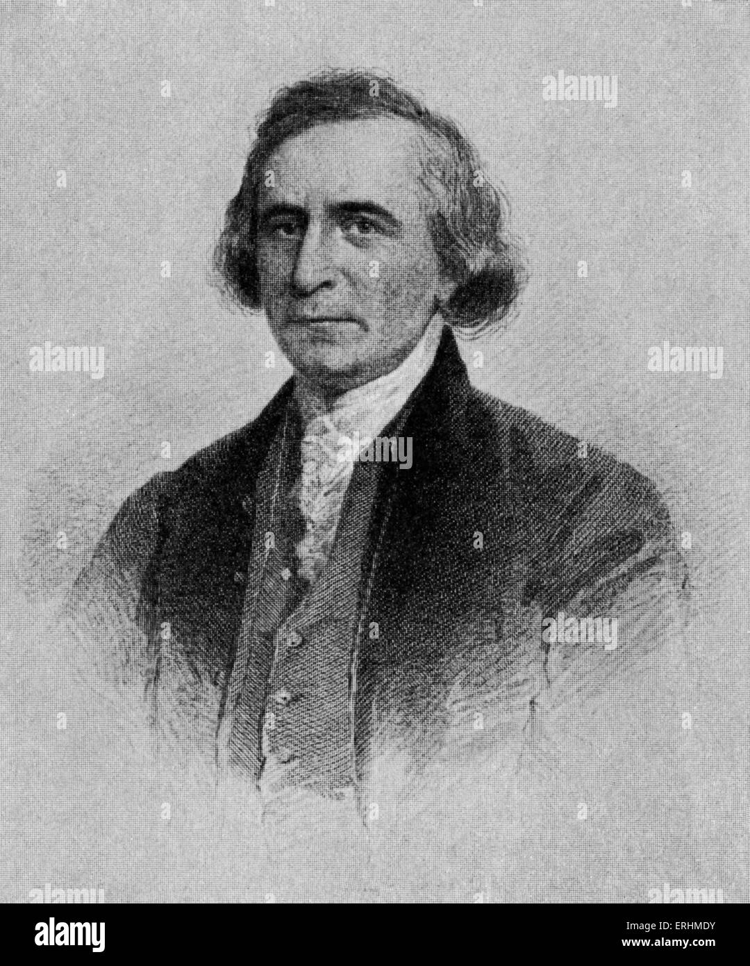 Philip Freneau - poeta americano: 2 gennaio 1752 - 18 dicembre 1832. Foto Stock