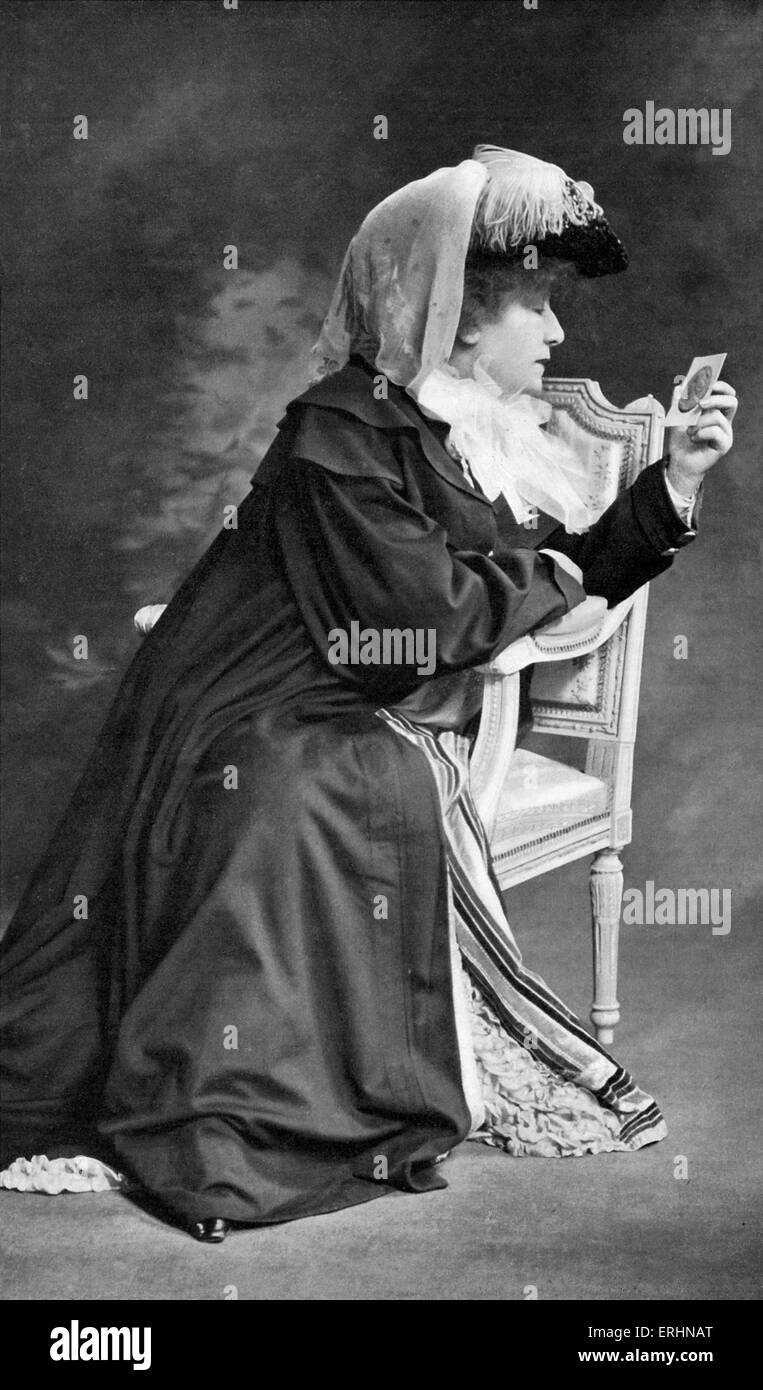 Sarah Bernhardt invecchiato 62 nel settembre 1906 - funzione speciale in Le Teatro 1906.22 Settembre Ottobre 1844 - 26 Marzo 1923 - Foto Stock