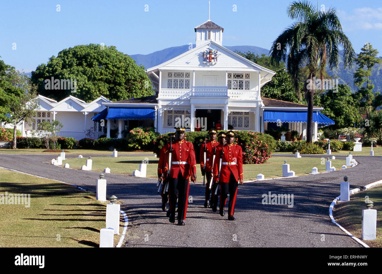 Governo ufficiale Residence a Kingston in Giamaica Foto Stock