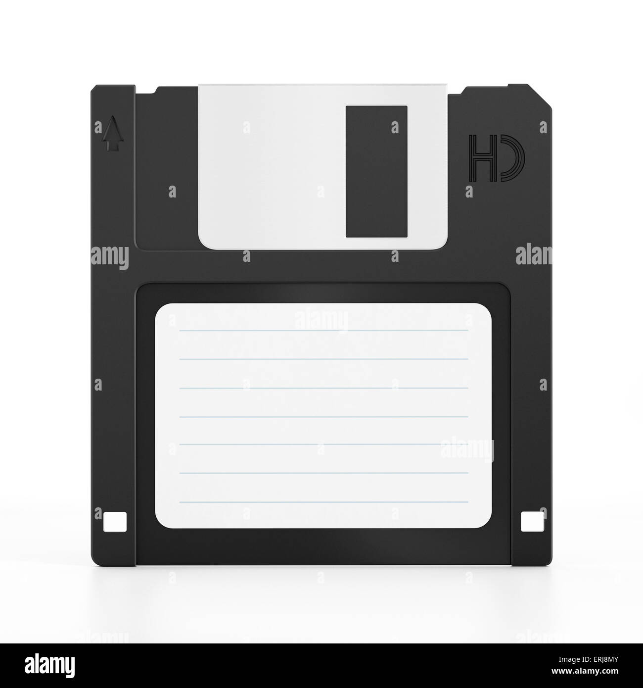 Floppy Disk isolati su sfondo bianco. Foto Stock