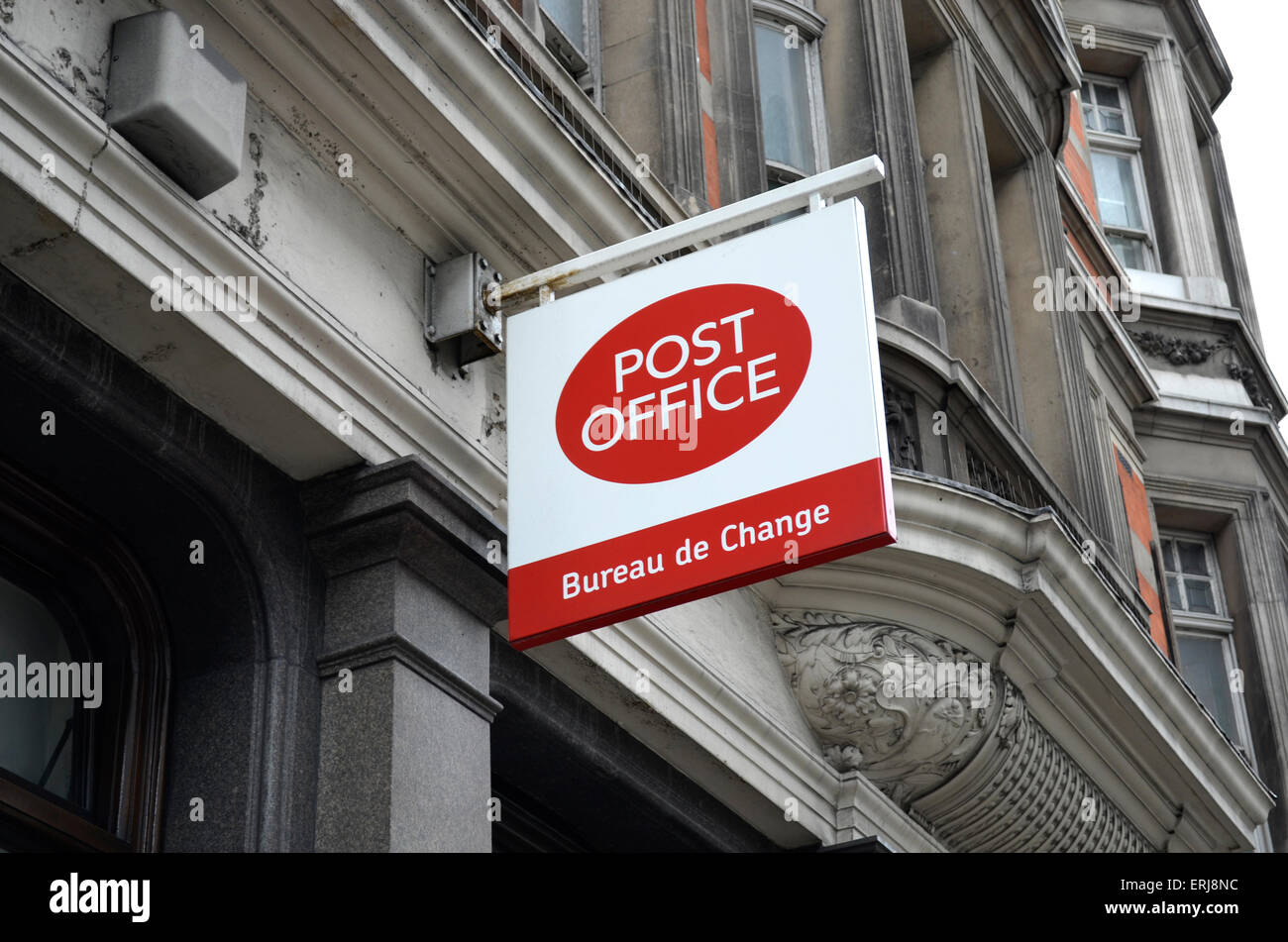 Ufficio postale di segno di Londra Foto Stock