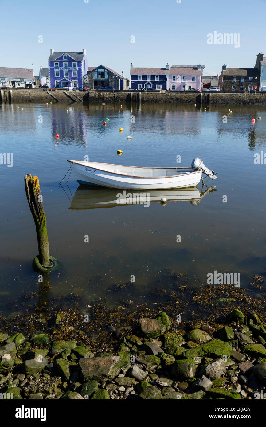 Il porto di Aberaeron, Ceredigion, Galles Foto Stock