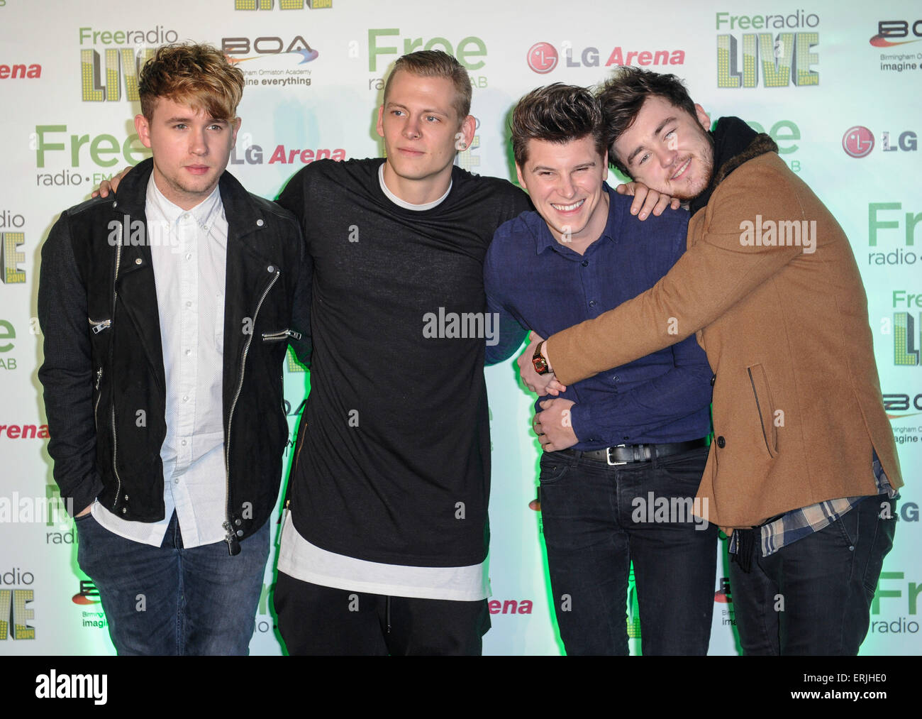 Libera Radio Live 2014 - Arrivi con: Rixton dove: Birmingham, Regno Unito quando: 29 Nov 2014 Credit: WENN.com Foto Stock