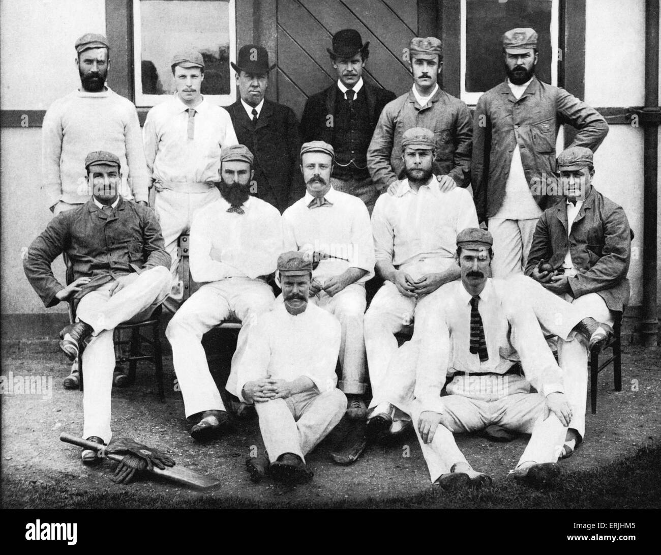 Tour Australiano della Gran Bretagna per la cenere. L'Australia undici, 1884. Foto Stock