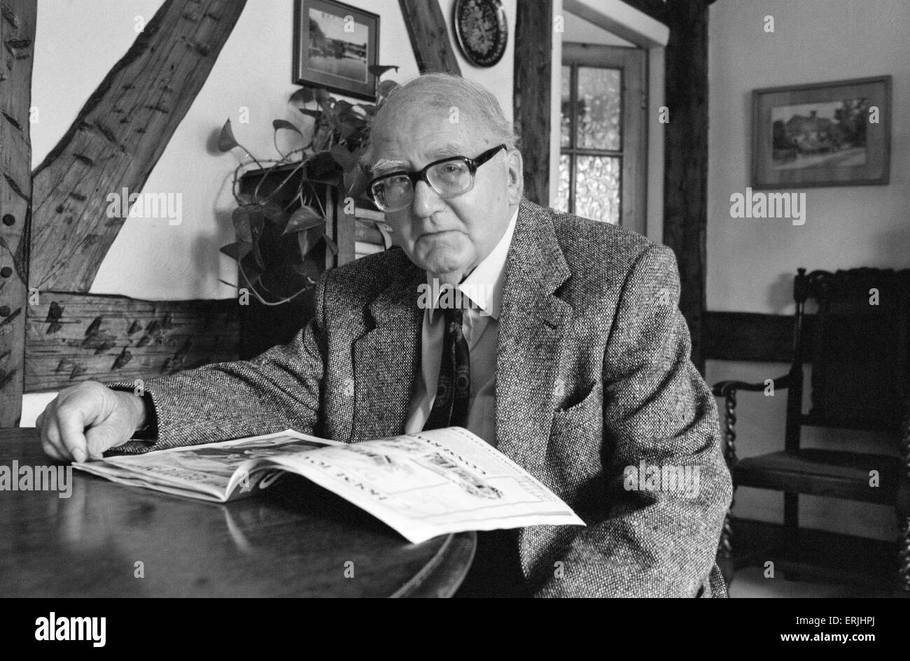 Signor Anthony Pratt, l uomo che ha inventato il gioco di bordo Cleudo, vive in Leach Green Lane, Rednal. Foto Stock