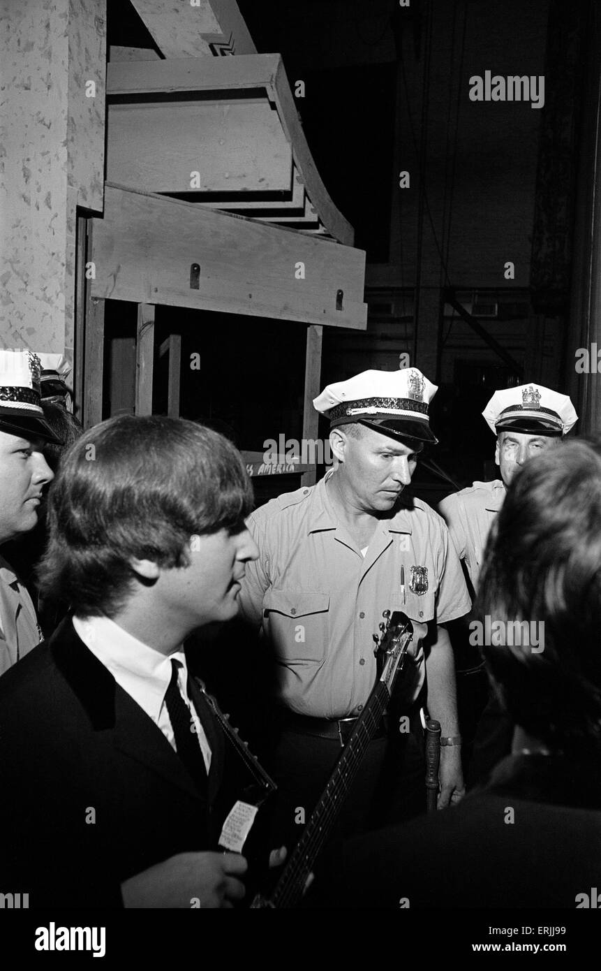 I Beatles 1964 Tour americano di Indianapolis, Indiana State Fair Coliseum. Il 3 settembre 1964 Foto Stock