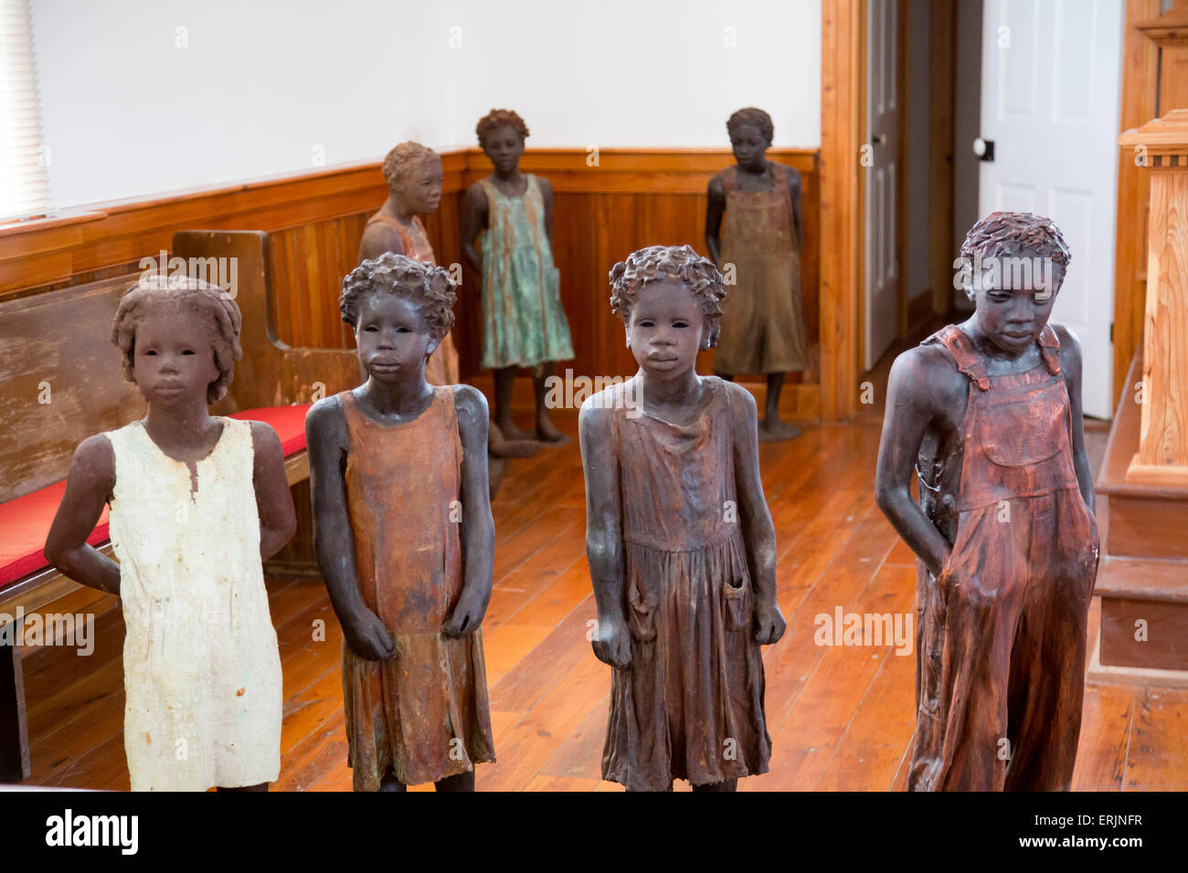 Wallace, Louisiana - Whitney piantagione e una piantagione di zucchero che è stato trasformato in un museo che racconta la storia della schiavitù. Foto Stock