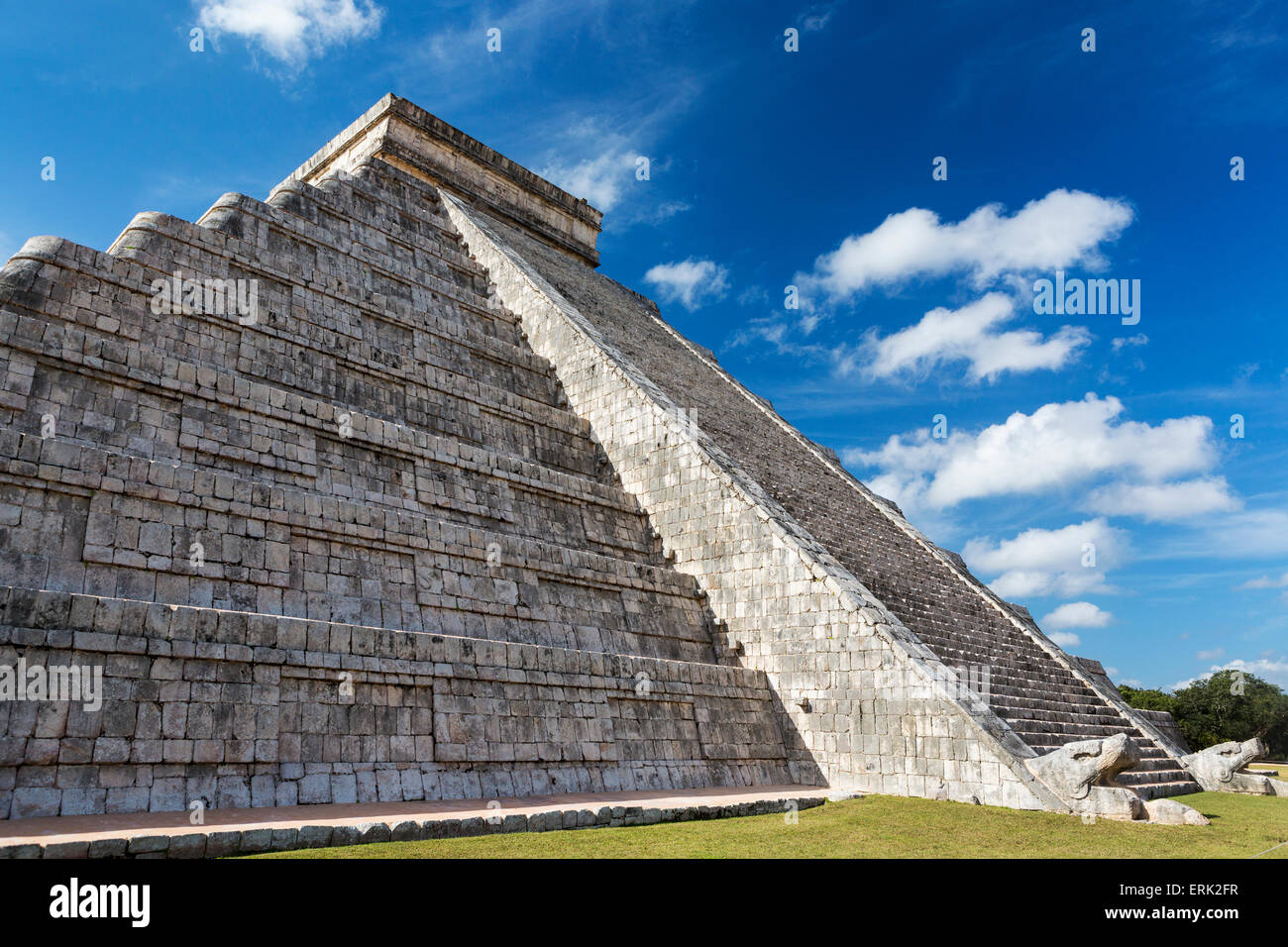 Piramide Maya,,Messico,Yucatan Foto Stock