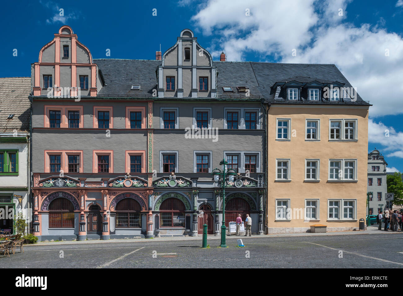 Lucas Cranach House, Weimar, Turingia, Germania Foto Stock