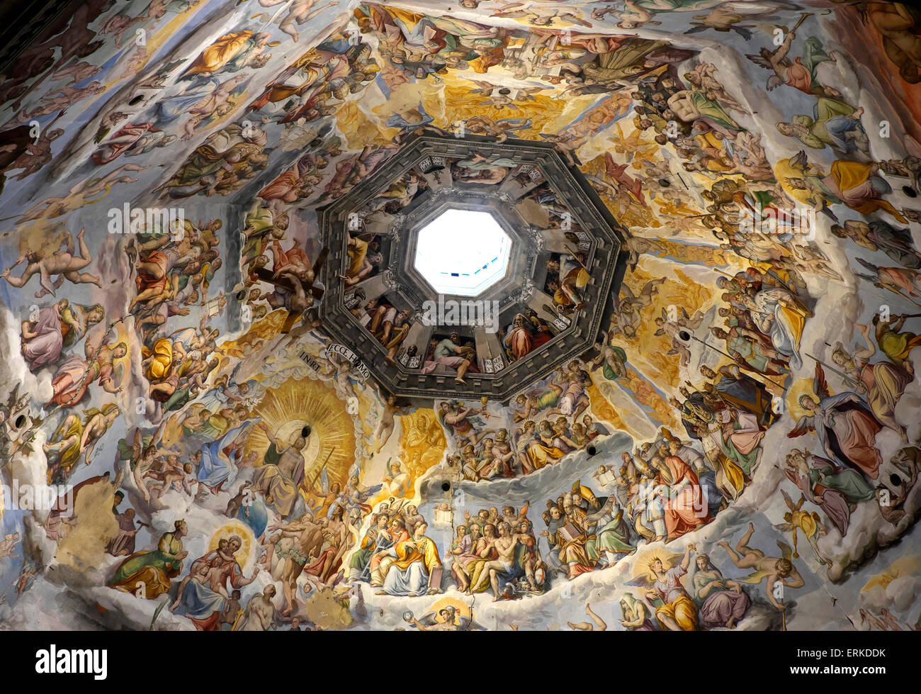 Affresco della cupola del giudizio universale immagini e fotografie