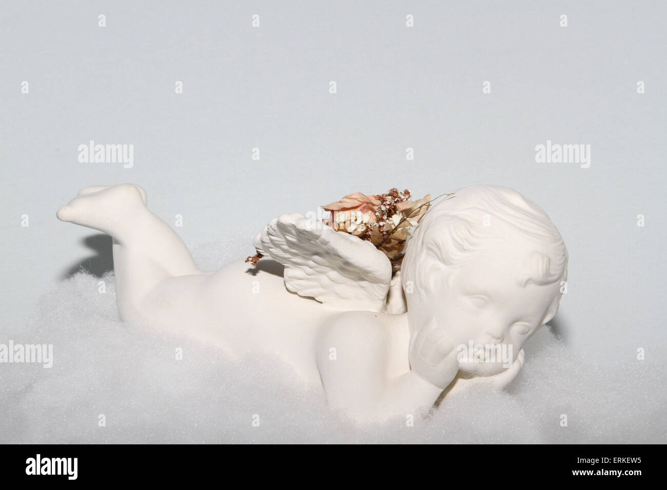 Angelo bianco Foto Stock