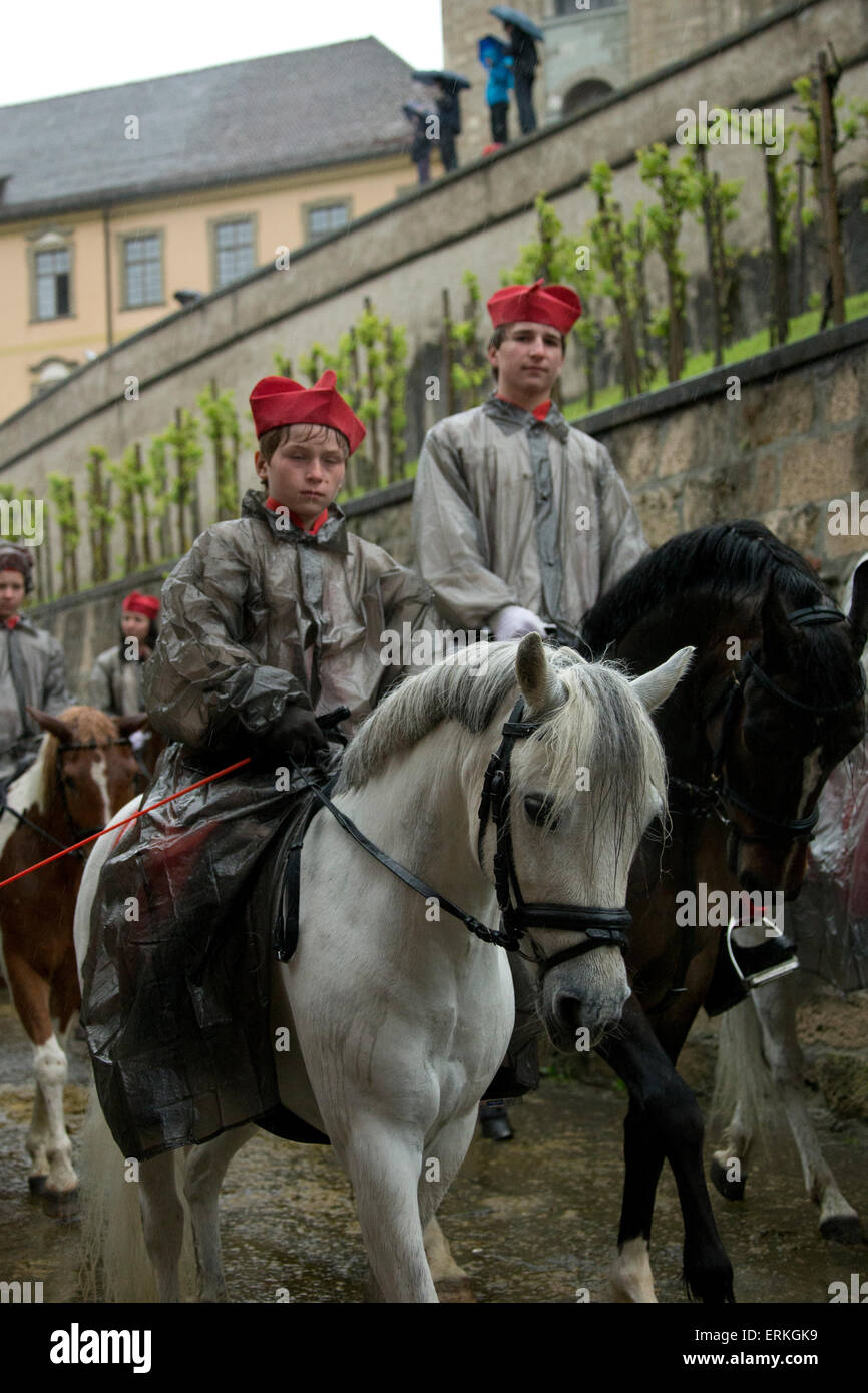 Blutritt holly sangue Weingarten Germania parade Dio Foto Stock