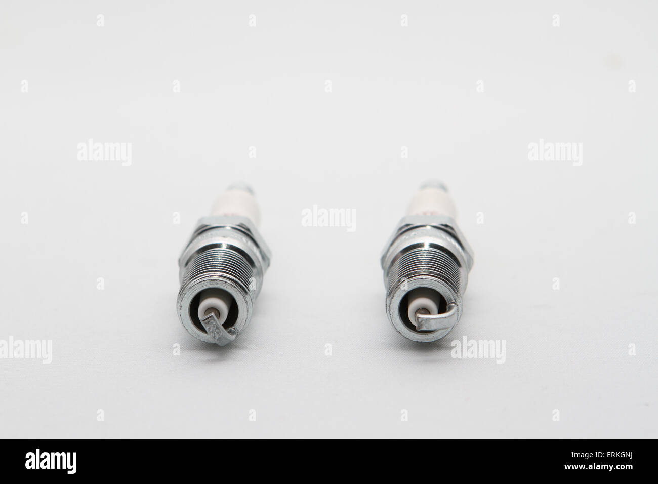 Elettrici morsetti ad artiglio Foto Stock