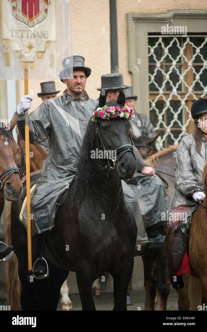 Blutritt holly sangue Weingarten Germania parade Dio Foto Stock