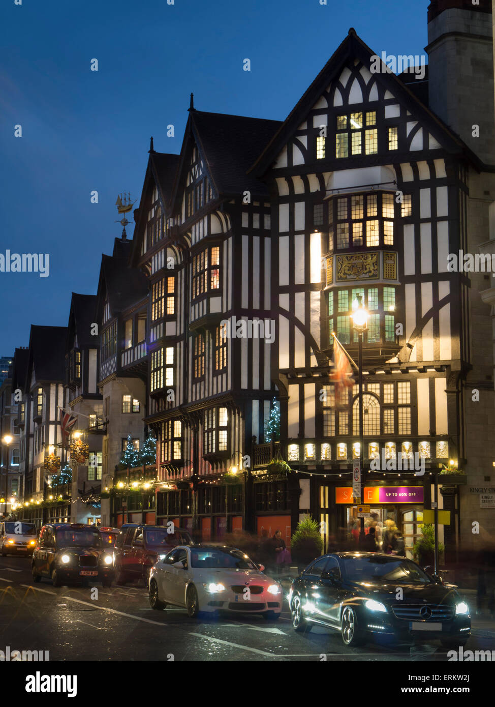 Liberty's, nel West End di Londra, Inghilterra, Regno Unito, Europa Foto Stock