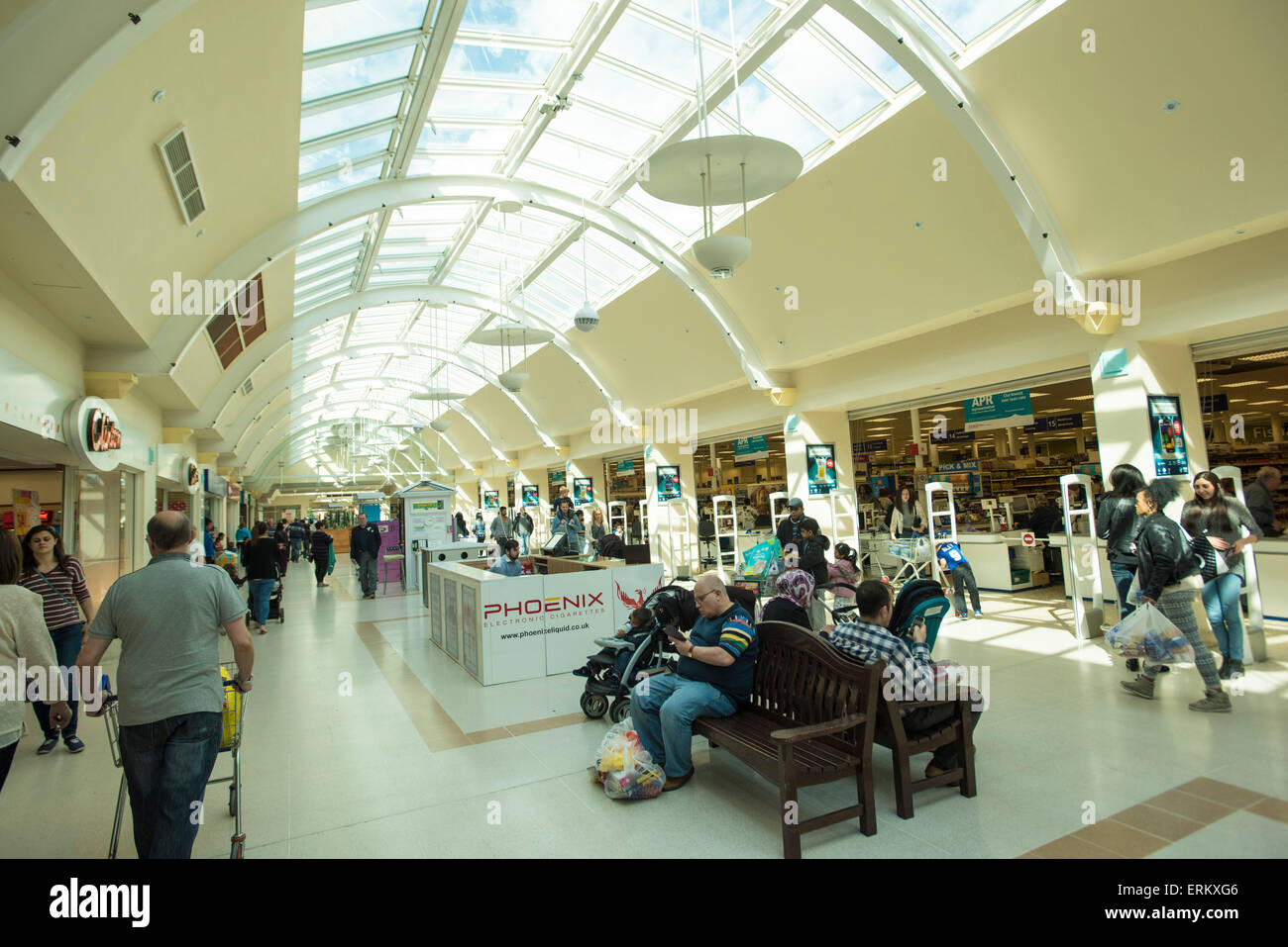 Beaumont Shopping Centre, Leicester LE4 1DS. Il sito è di proprietà di terra britannica PLC. Foto Stock