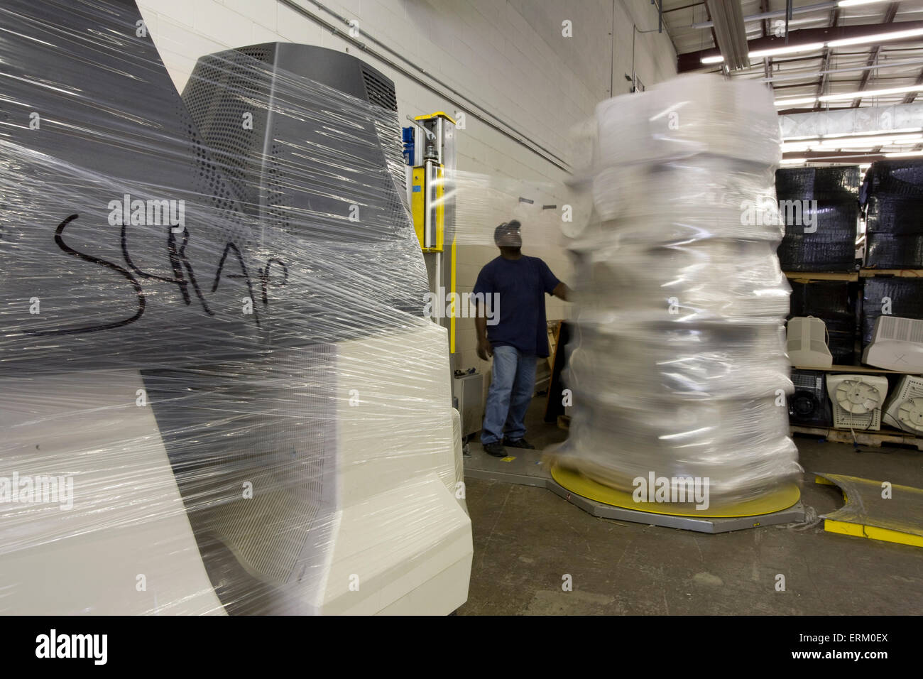 Elecronics Recycler in Salley, Carolina del Sud Foto Stock