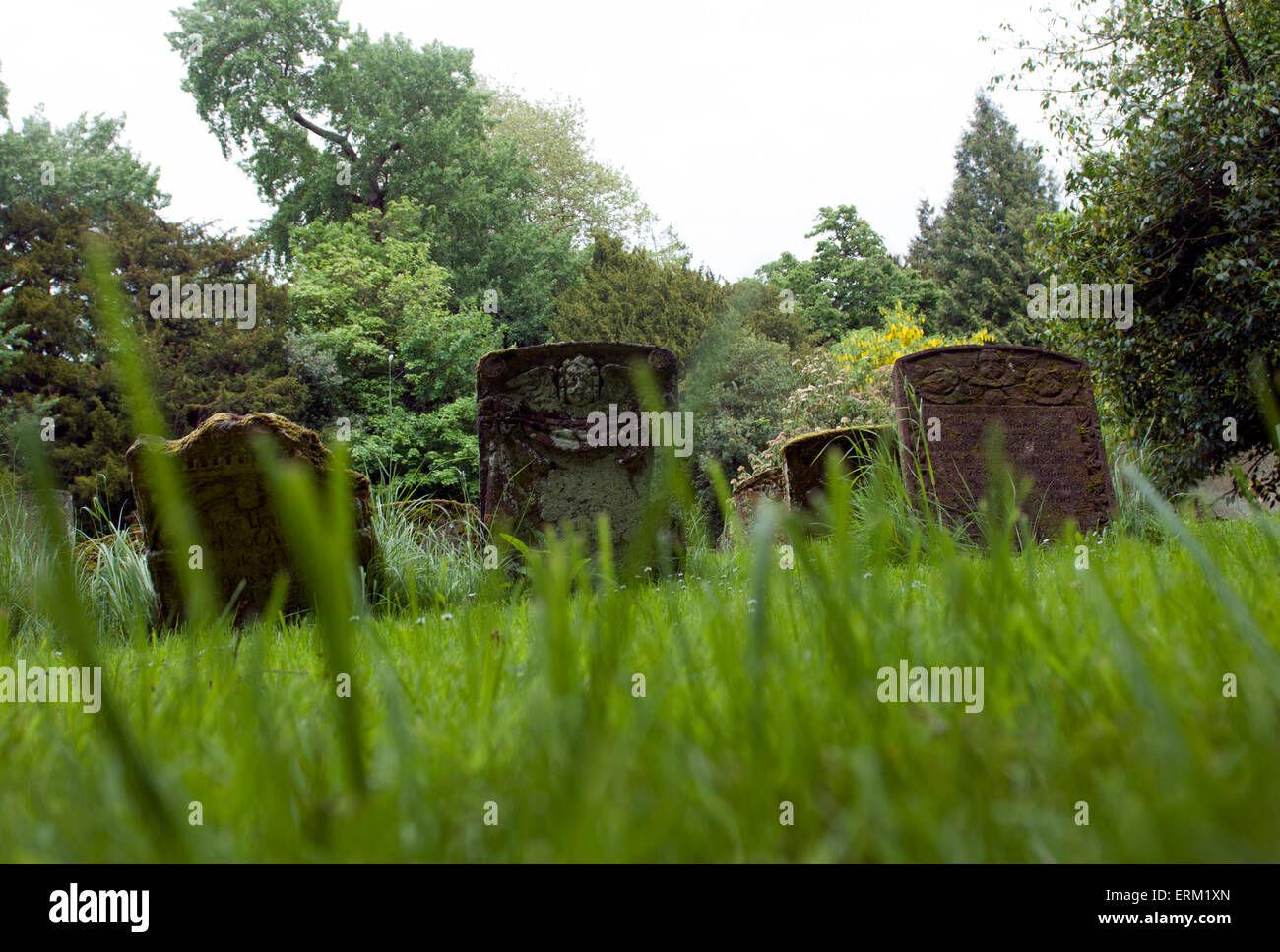 Tutti i Santi sagrato, Honington, Warwickshire, Inghilterra, Regno Unito Foto Stock