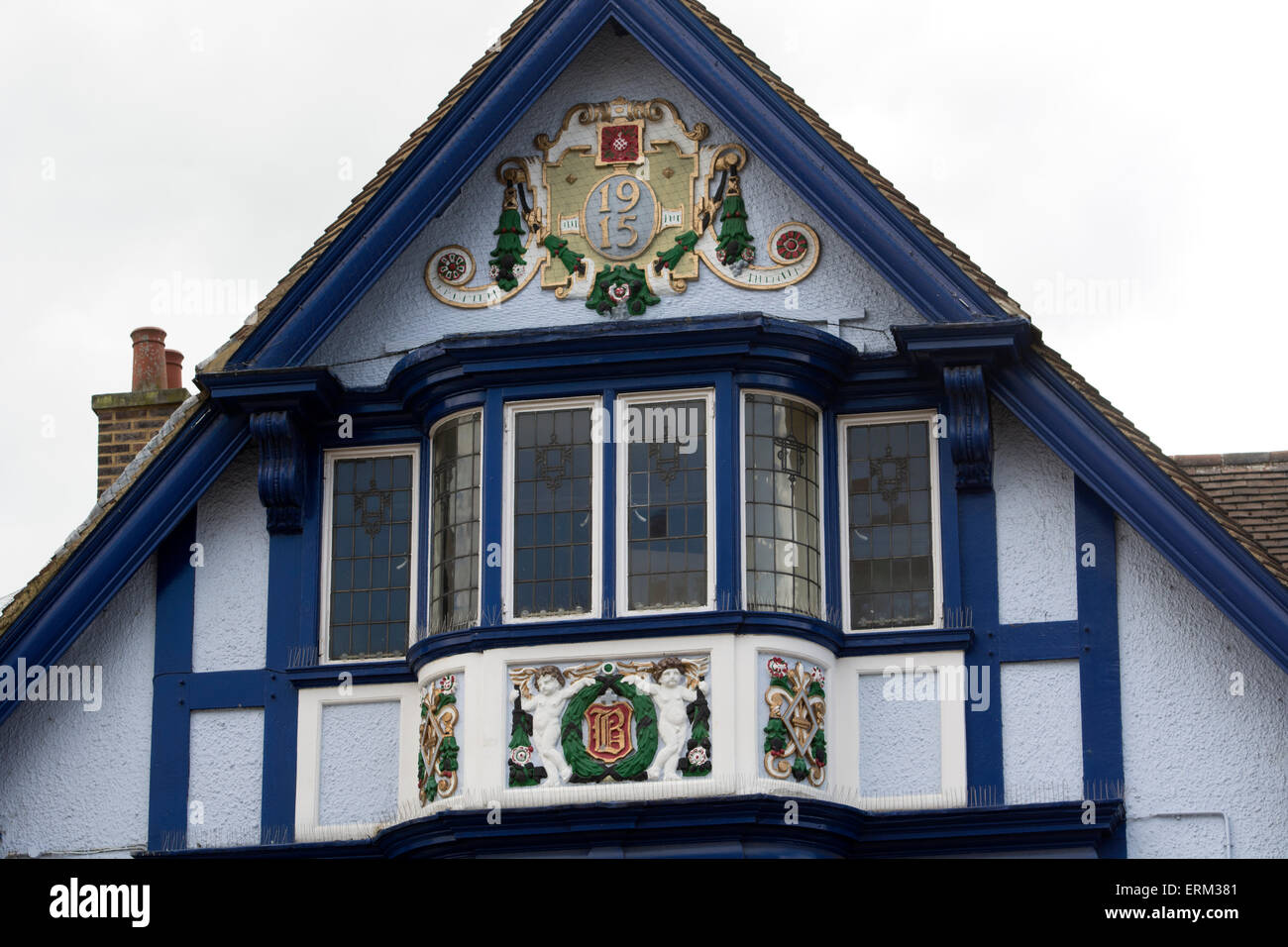 Taylors Agenti Immobiliari edificio in George Street, Luton, Bedfordshire, England, Regno Unito Foto Stock