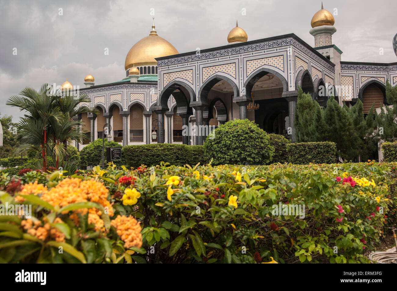 Jame Asr Hassanil Bolkiah Moschea Bandar Seri Begawan, Brunei Foto Stock