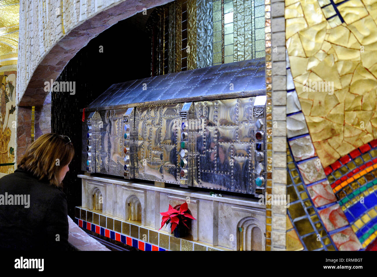 Puglia San Giovanni Rotondo il santuario di san Pio chiesa inferiore e