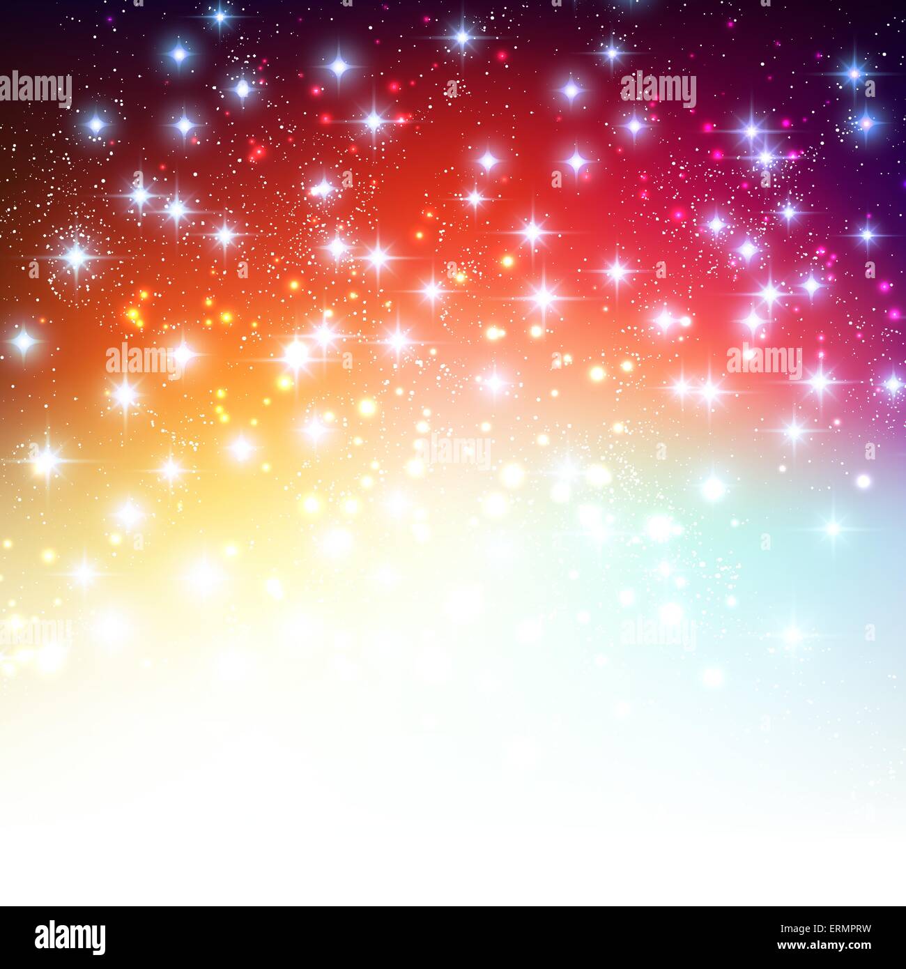 Auguri di Buon Natale sfondo con stelle lucenti. Illustrazione Vettoriale. EPS 10 Illustrazione Vettoriale