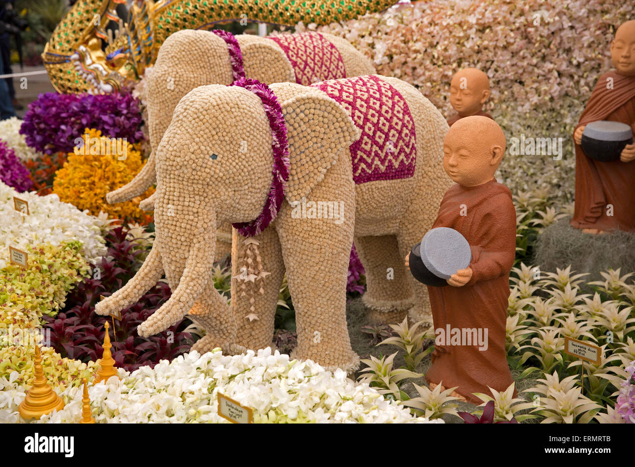 Thailandia display floreale al RHS Chelsea Flower Show 2015 Foto Stock