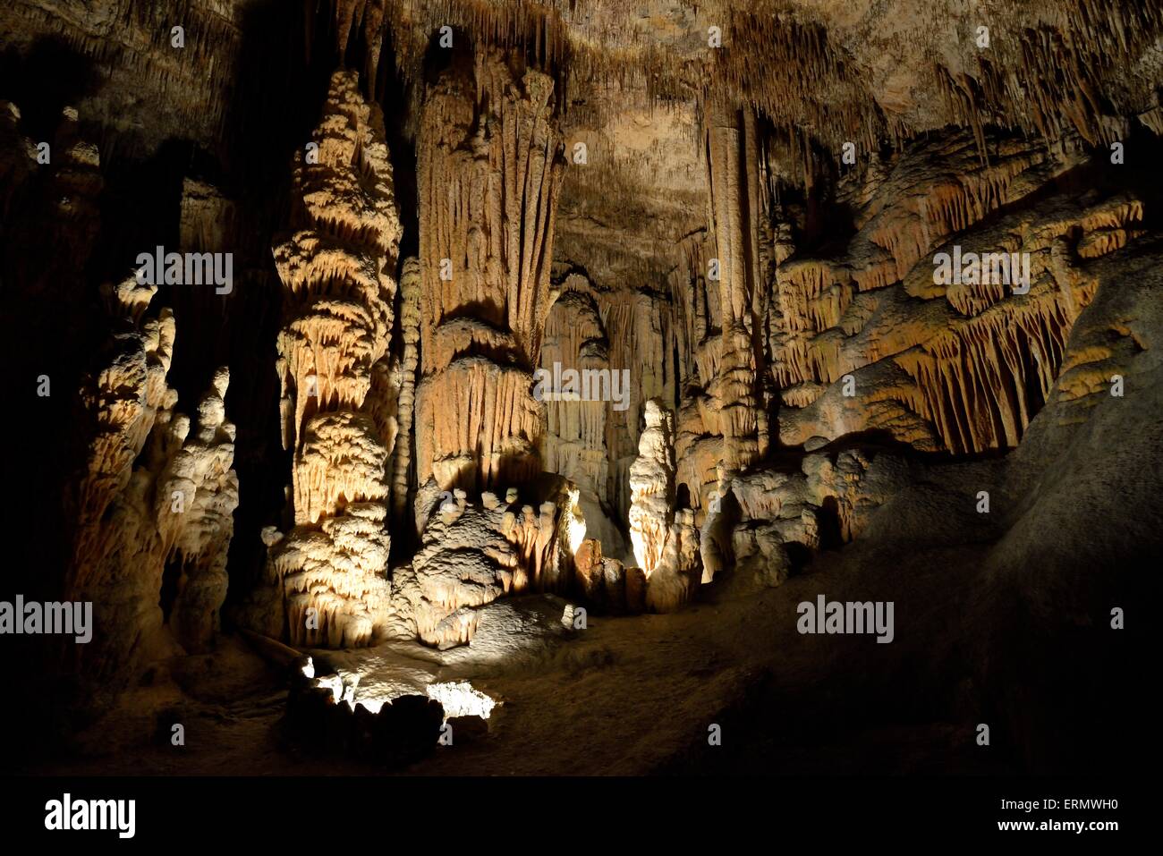 Grotte del Drach, Cuevas del Drach, Dragon's Cave, Porto Cristo, Maiorca, isole Baleari, Spagna Foto Stock