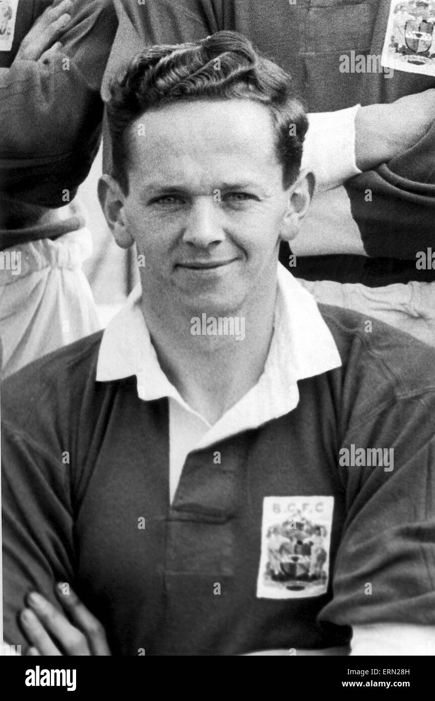 Ritratto di calcio anni 1950 sport birmingham city footballer gordon
