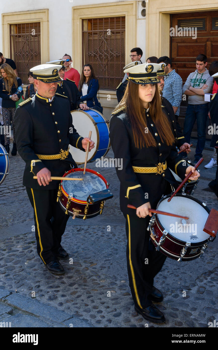 Marching Band Foto Stock