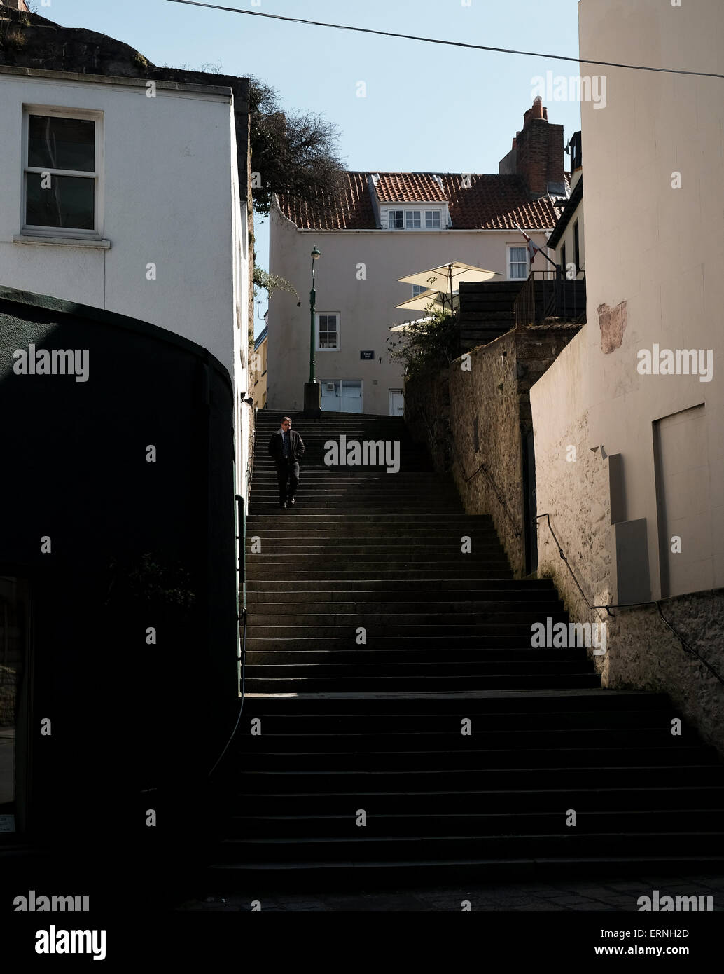 Tower hill erano una lapide in memoria di 3 donne che dove al rogo nel 1556 in Guernsey Foto Stock