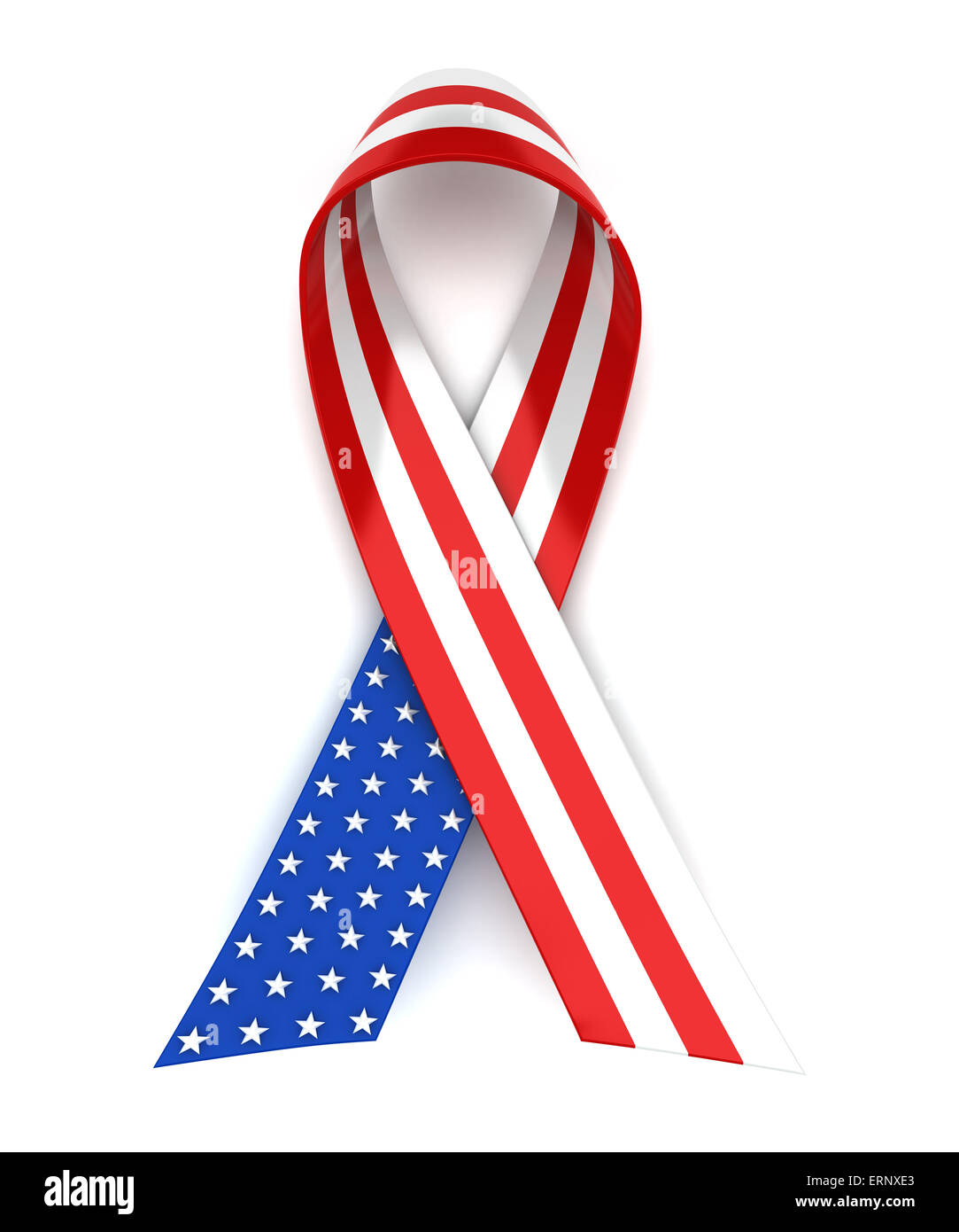 Rosso, bianco e blu per il nastro 4 di luglio o il Memorial Day Foto Stock