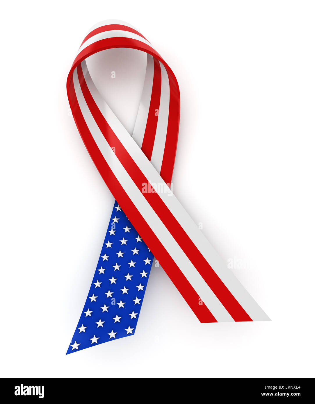 Rosso, bianco e blu per il nastro 4 di luglio o il Memorial Day Foto Stock