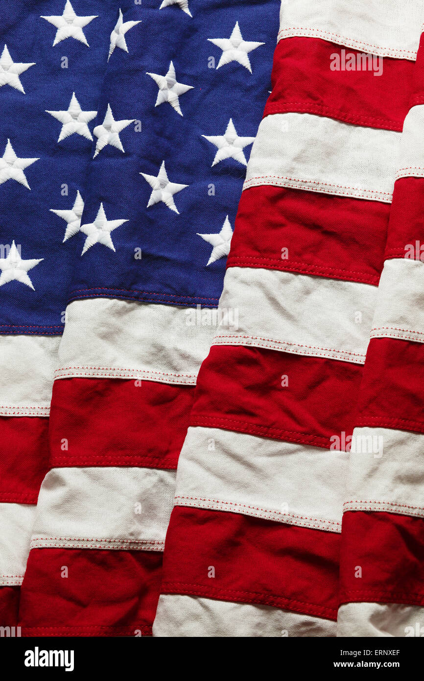 Bandiera americana sfondo per il Memorial Day o il 4 di luglio Foto Stock