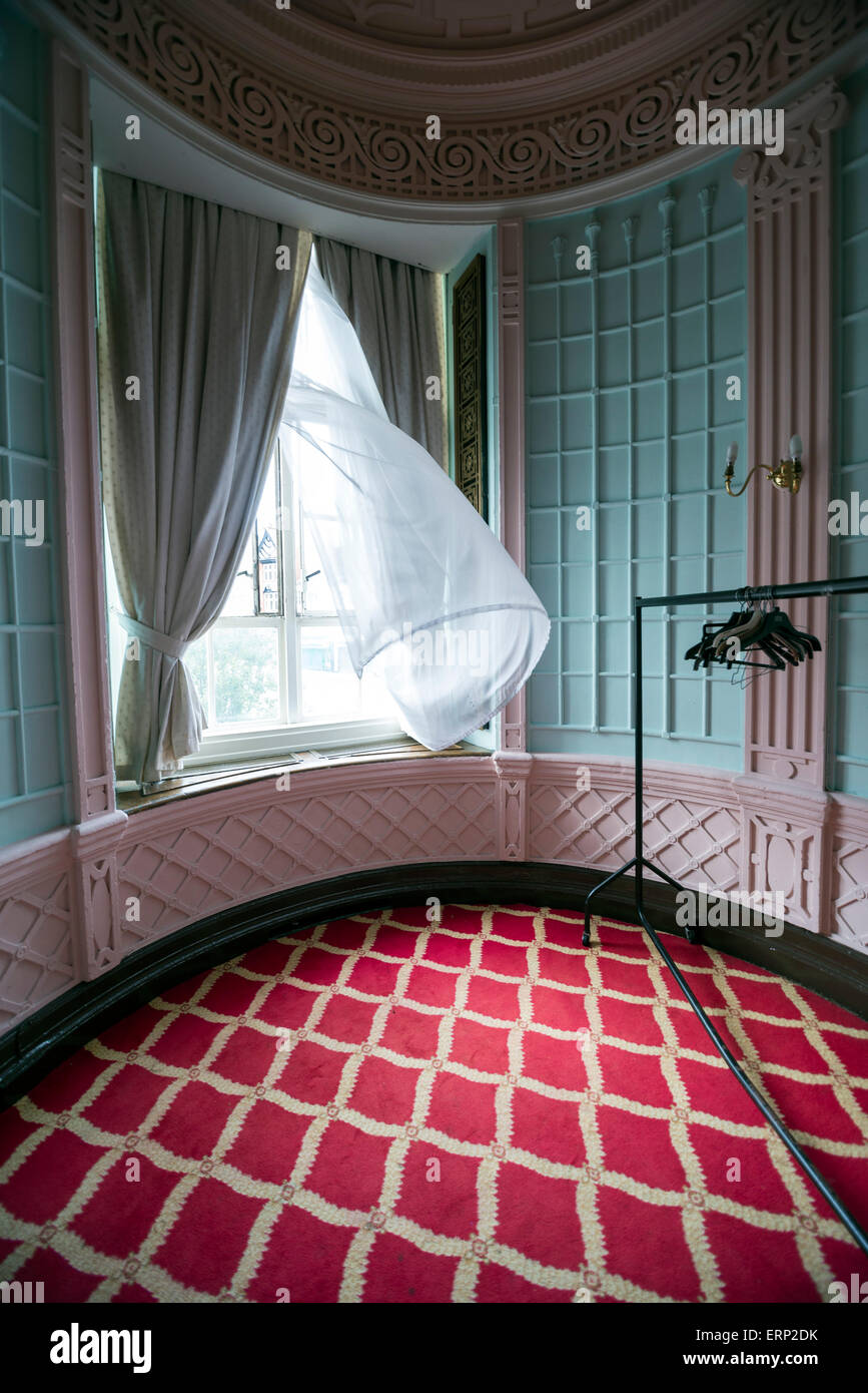 Stanza vuota in un hotel nei primi anni del ventesimo secolo Foto Stock