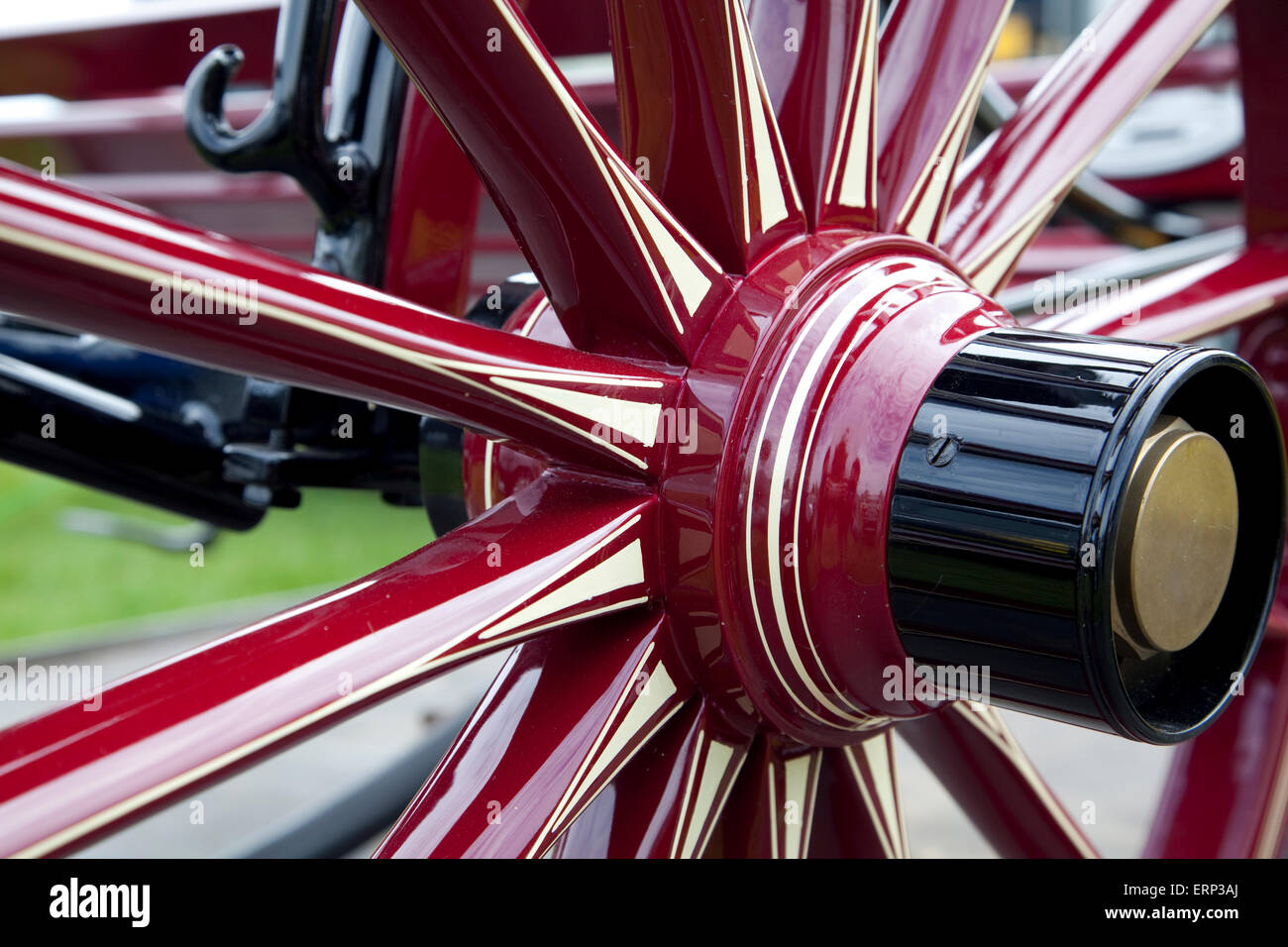 Ruota carrello a Appleby Horse Fair Cumbria Regno Unito Foto Stock