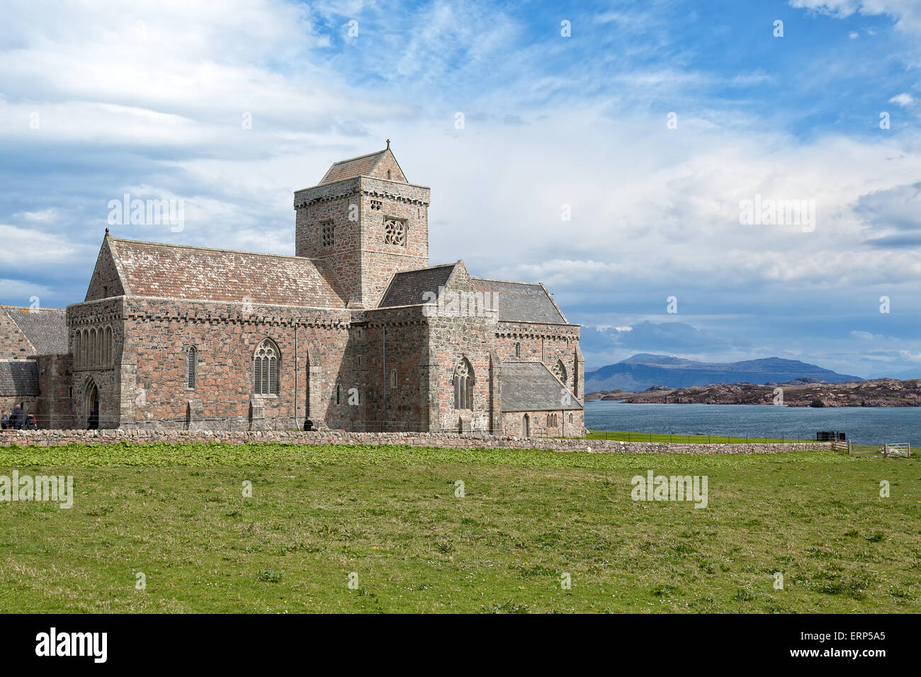 Iona abbey, Scozia Foto Stock