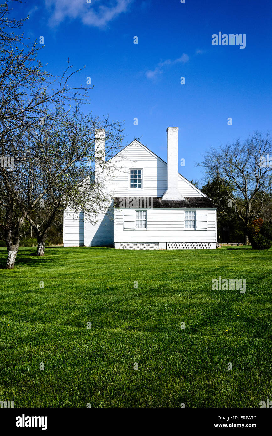 Stonewall Jackson Santuario, Chandler Plantation, Guinea vicina, Woodford, Virginia Foto Stock