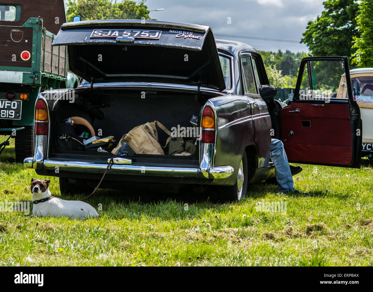 Driffield auto d'epoca e air show Foto Stock