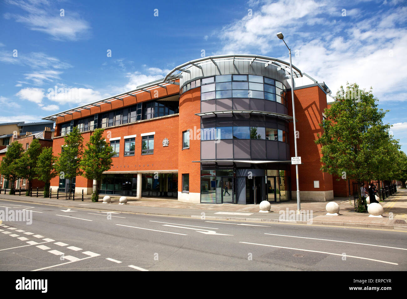 Worcester Magistrates Court Castle Street Worcester Worcestershire Inghilterra REGNO UNITO Foto Stock