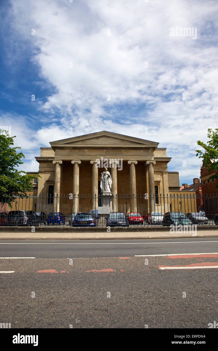 Worcester Crown e County Court Shire Hall Foregate Street Worcester Worcestershire Inghilterra REGNO UNITO Foto Stock