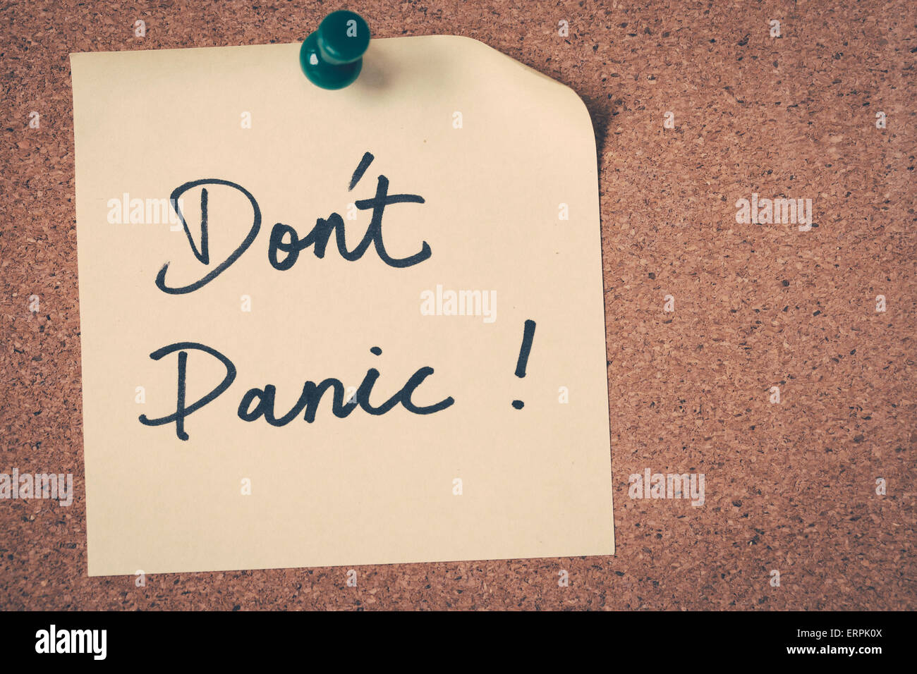 Don ' t Panic Foto Stock