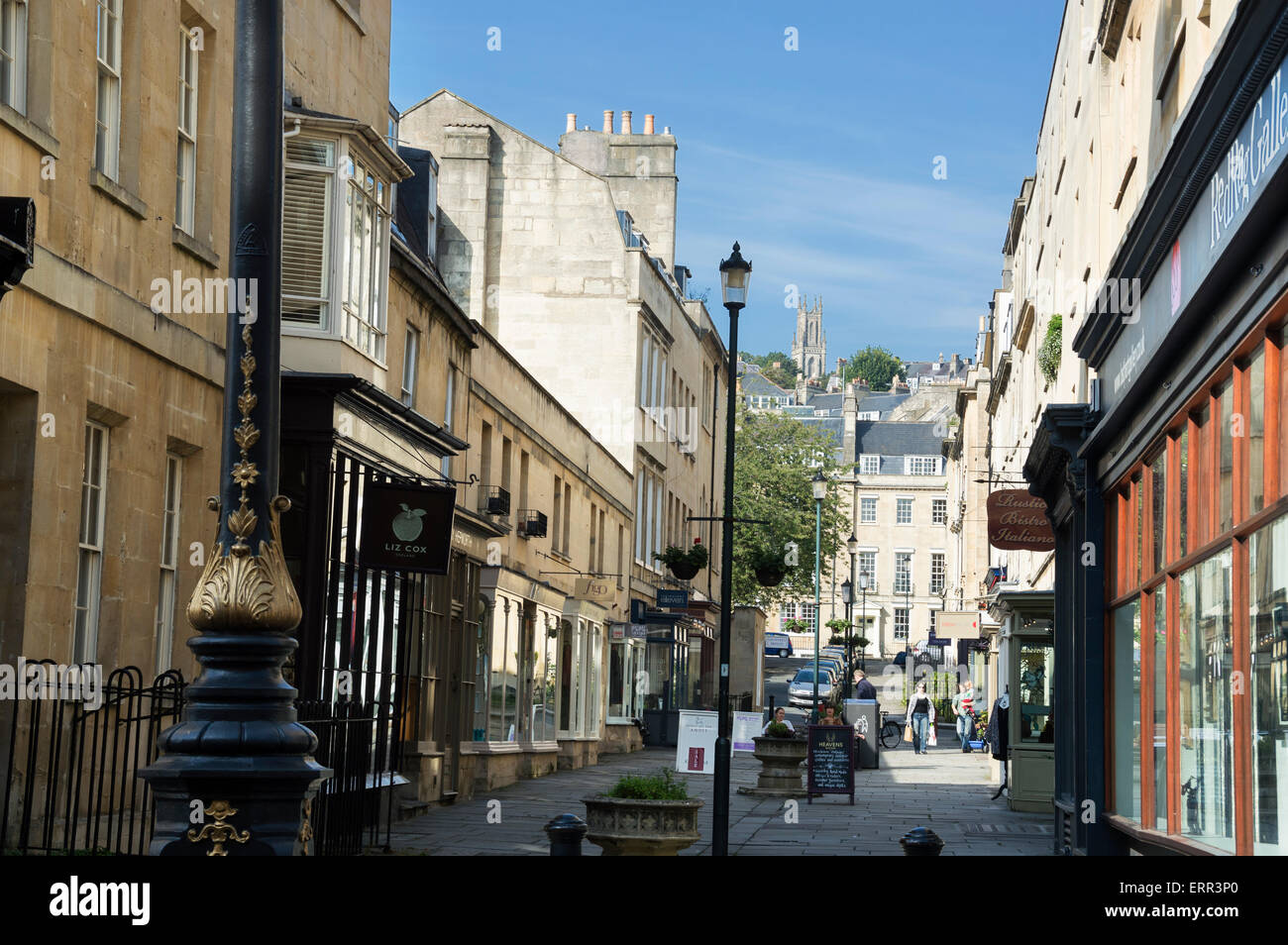 Bagno, centro città, Georgiano; architettura; Somerset, Regno Unito; Inghilterra; Foto Stock